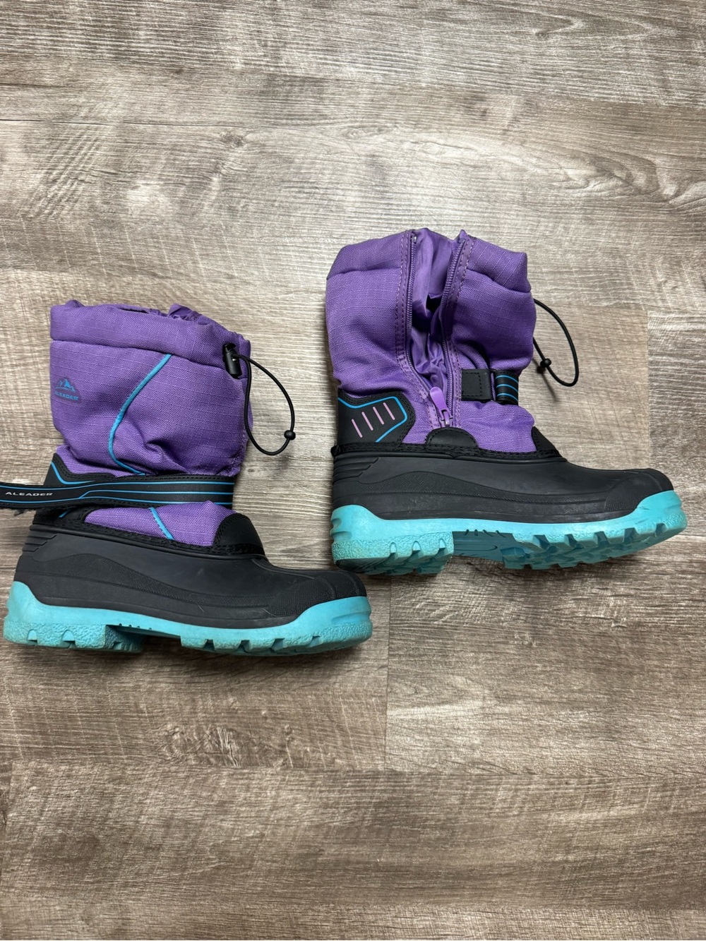 ALEADER Girls Snow Boots Size 4